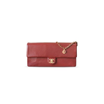 CHANEL MASTER FLAP BAG GRAINED SHINY CALFSKIN & GOLD-TONE METAL AS5182 (33*16*5cm)